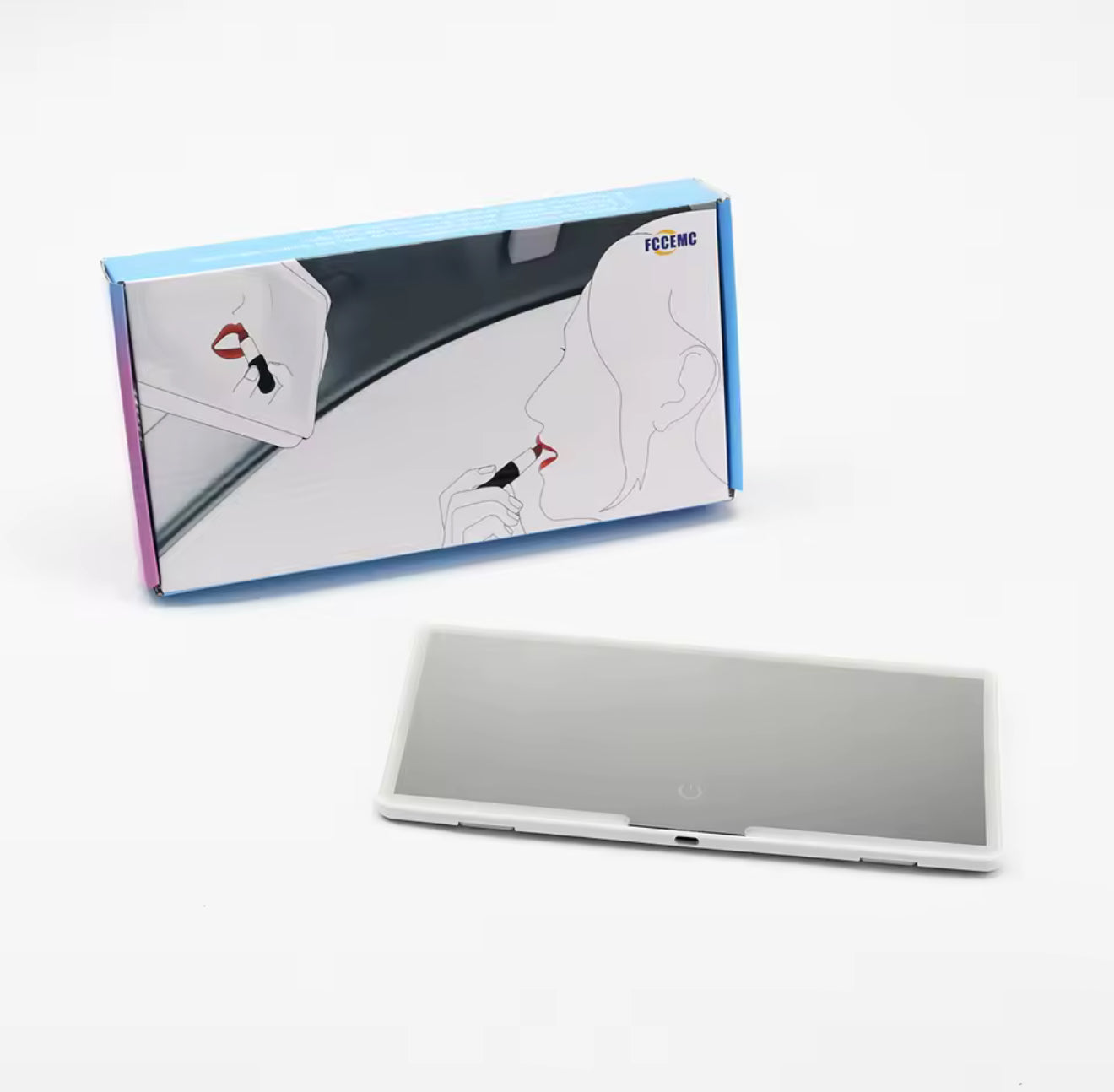 LED Zonneklep Spiegel – 3 Lichtstanden & Touch Control