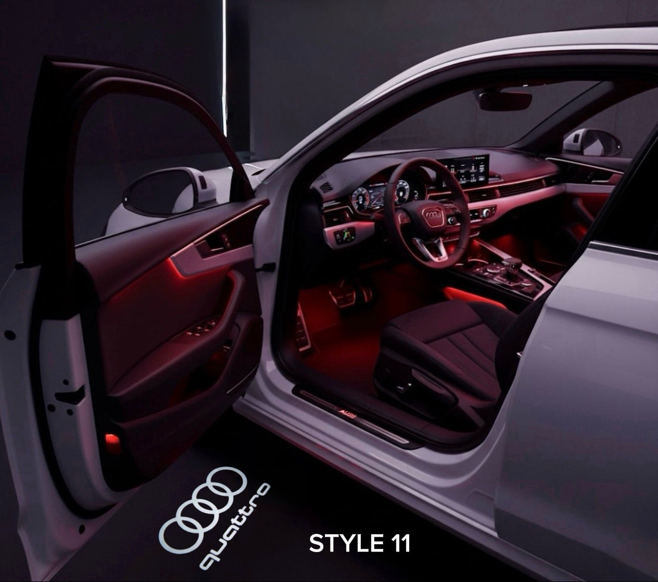 Exclusive entry lighting for Audi - Plug & Play