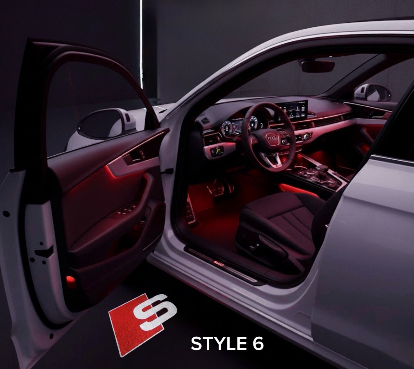 Exclusive entry lighting for Audi - Plug & Play