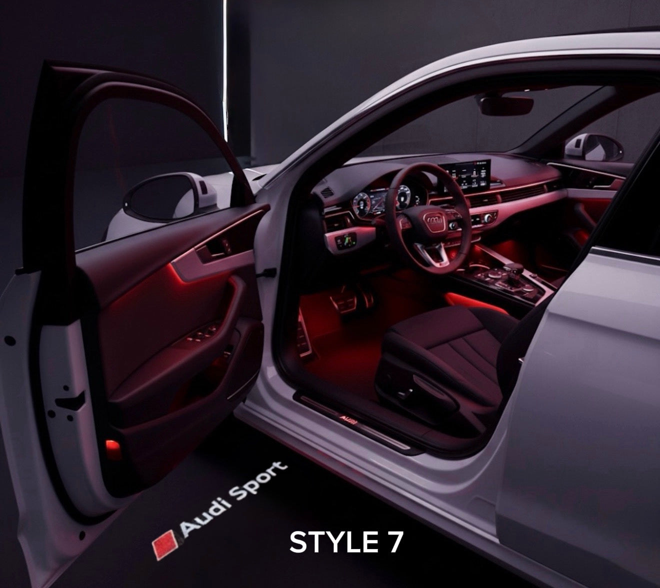 Exclusive entry lighting for Audi - Plug & Play