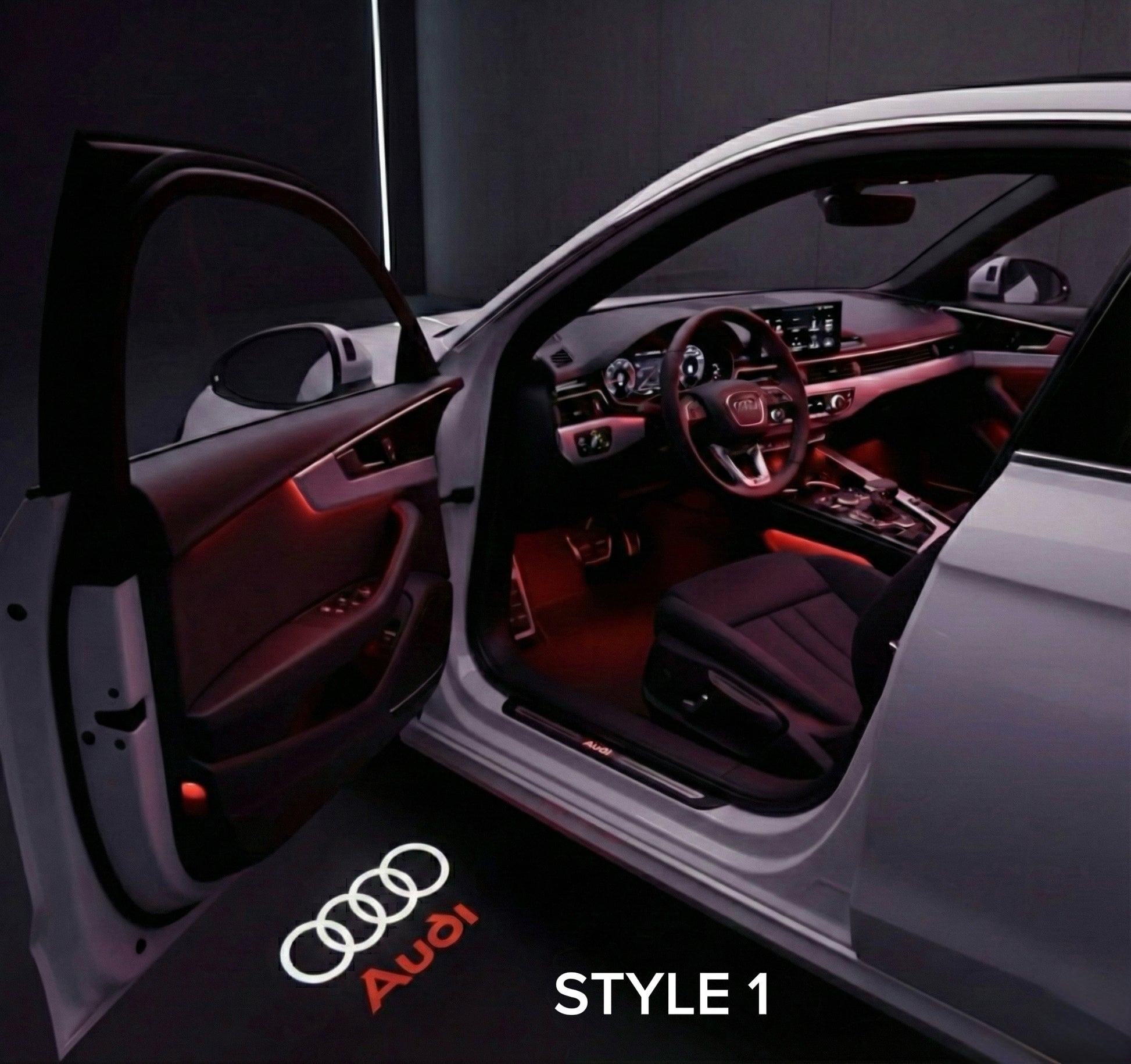 Exclusive entry lighting for Audi - Plug & Play