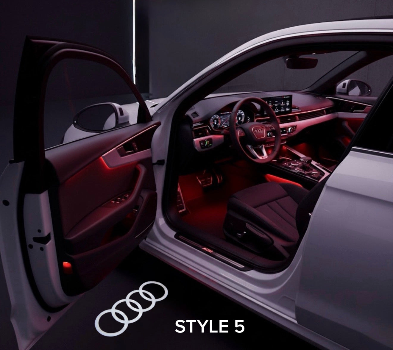 Exclusive entry lighting for Audi - Plug & Play